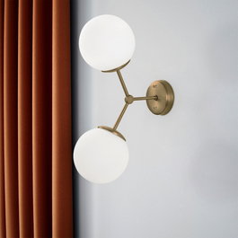 Opviq Damar - 6341 Lámpara de pared Amarillo y Blanco